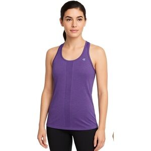 CHAMPION Purple Racerback Tank Top Womens Extra Small